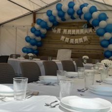 Namiot z placem zabaw